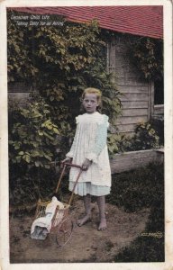 Canadian Child Life, Taking Dolly for an Airing, 1910-20s