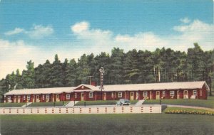 Candler North Carolina Nakon Motel Linen Vintage Postcard AA72014