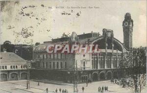 CPA Rouen La Nouvelle Gare Rue Verte