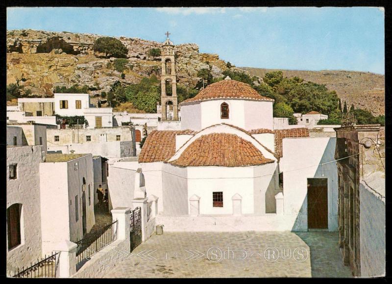 Rhodes Lindos - Byzantine Church of Virgin