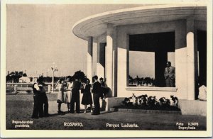 Argentina Rosario Parque Luduena Vintage Postcard C209