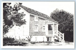 1940 Middletown New Jersey NJ Vintage Postcard Murray Farm House Building Trees