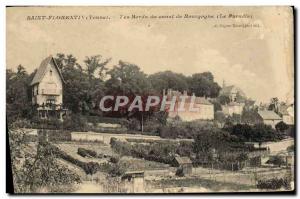 Old Postcard St Florentin The Banks of the Burgundy Canal Paradise