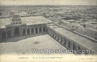 Vue sur la Cour de la Granddde Mosquee Kairouan Eqypt Unused 