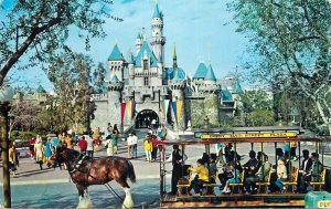 Postcard United States California Disneyland a Sleeping Beauty castleFantasyland
