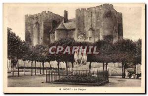 Niort Old Postcard The dungeon