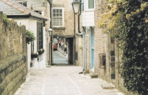 Berrys Passage At Christmas Snow Knaresborough Postcard