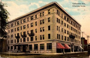 Iowa Clinton The Lafayette Inn 1912