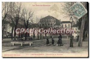 Old Postcard The Tarn et Garonne Castelsarrasin Promenade du Chateau