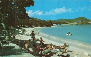 St Thomas Virgin Islands~Sapphire Bay Beach Club-Crystal Blue Water~Postcard