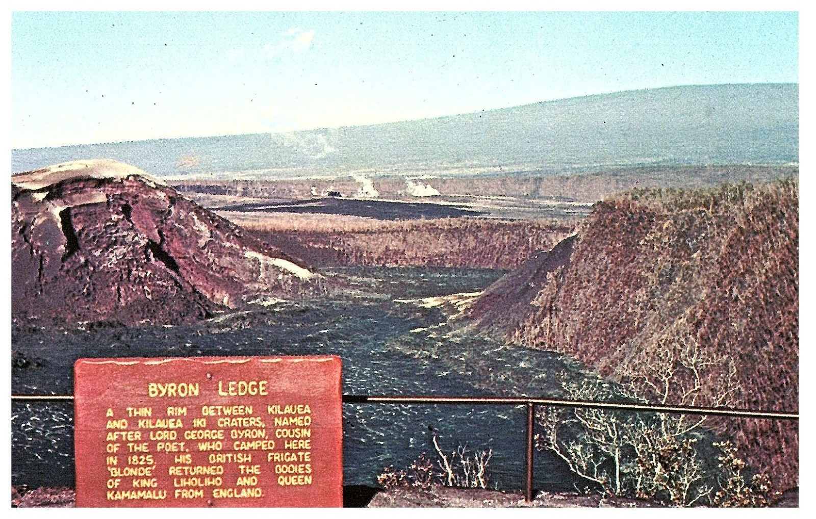 Dormant Volcanoes of Kilauea Volcano National Park Hawaii Postcard