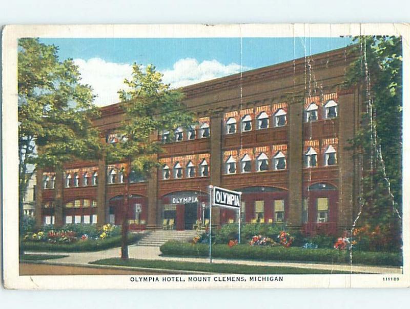 Linen HOTEL SCENE Mount Clemens Michigan MI B4231