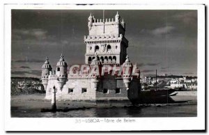 Old Postcard Lisboa Torre de Belem