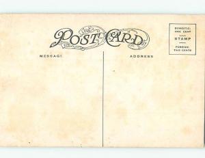 Divided-Back STREET SCENE Galveston - Near Houston Texas TX W2236