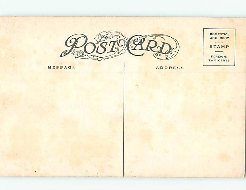 Divided-Back STREET SCENE Galveston - Near Houston Texas TX W2236