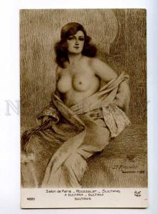 235209 Sultana NUDE Slave HAREM by ROUSSELET Vintage SALON PC