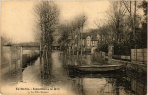 CPA Inondations de 1910 COLOMBES La Villa Kresser (413141)