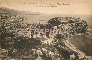 Old Postcard MONACO Principality- the general view