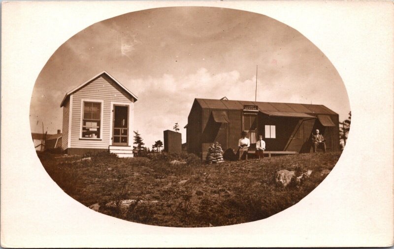 Real Photo Postcard Camp Kenyon in Fresno County California