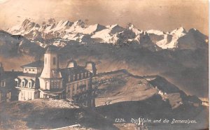 Rigi Kulm und die Berneralpen Switzerland 1924 Real Photo 