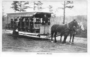 Trolley in Fryeburg, Maine