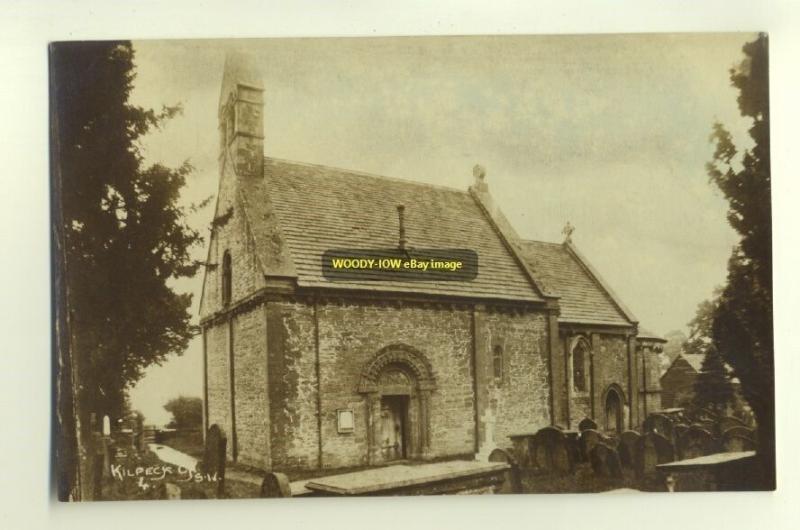 cu0566 - Kilpeck Church , Herefordshire - postcard