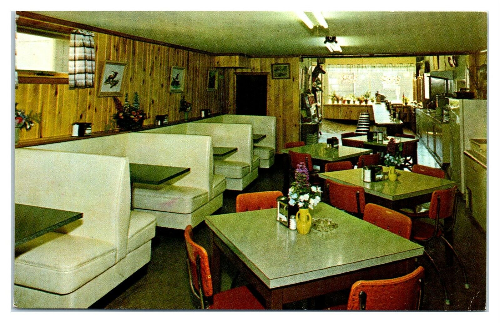 1950s/60s Moose Cafe, Hayward, WI Postcard *5U4 | United States - Roadside  America - Restaurants & Diners, Postcard / HipPostcard