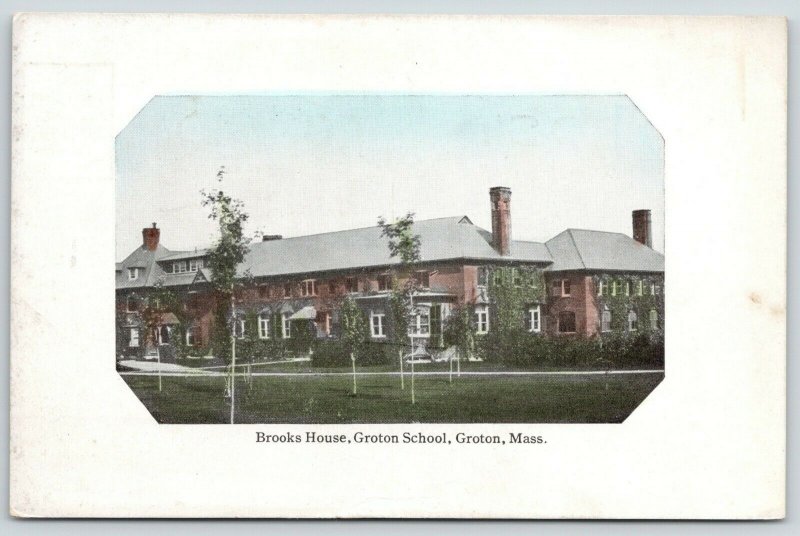 Groton School Massachusetts~Brooks House~Rectangle Portal w/Fancy Corners~1910 