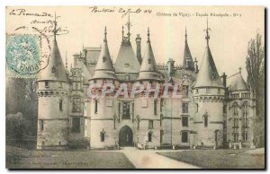 Old Postcard Chateau de Vigny facade principale