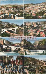 Modern Postcard Thiers Chaine des Puys Vue Generale Bridge and Chapel of Sain...
