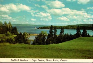 Canada Nova Scotia Cape Breton Baddeck Harbor