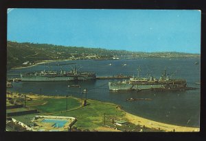 US Navy Submarine Tenders Postcard, USS Nereus (As-17)& USS Sperry (As-12)