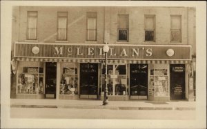 Washington Iowa IA McLellan Stores Co Storefront Real Photo Postcard