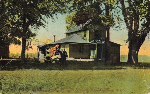 PARKERSBURG WV~Old Mansion on Blennerhassett Island~1910s POSTCARD