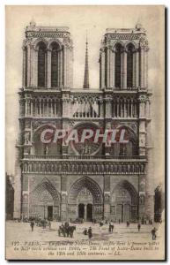 Old Postcard Paris Eglise Notre Dame