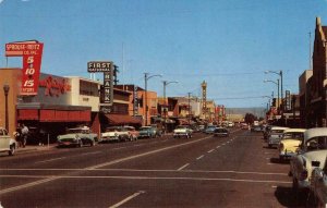 MOUNTAIN VIEW, CA Street Scene Sprouse-Reitz Santa Clara c1950s Vintage Postcard