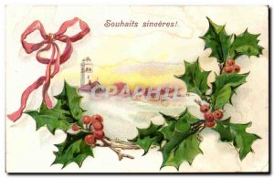 Old Postcard Fantasy Flowers