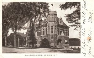 Vintage Postcard 1905 Old Post Office & Court House Building Auburn New York NY