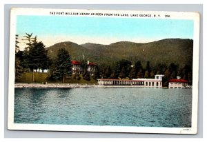 Vintage 1920s Postcard Fort William Henry Lake George, New York