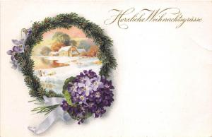 BG3955  lilly weihnachten christmas   flower  germany  greetings