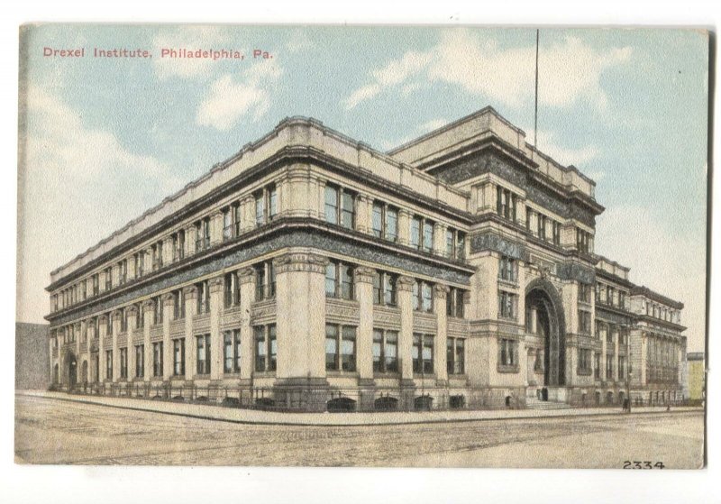 Postcard Drexel Institute Philadelphia PA