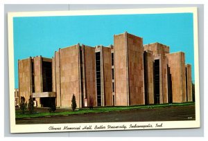 Vintage 1960's Postcard Butler University Clowes Hall Indianapolis Indiana