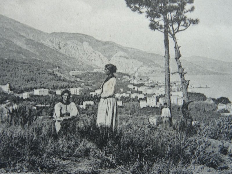 France Alpes Côte d'Azur MENTON Vue Prise de la Madone c1903 UB Postcard