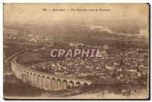 Saint Satur - Vue Generale - Old Postcard