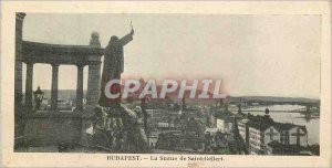 Old Postcard Budapest Statue of St. Gellert