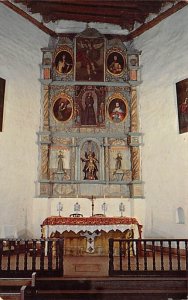 Reredos, San Miguel Mission interior - Santa Fe, New Mexico NM