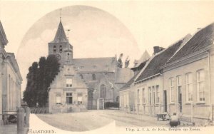 Halsteren Netherlands Street Scene Vintage Postcard AA111071