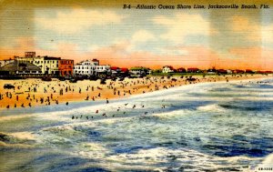 FL - Jacksonville Beach. Shore Line  (discoloration)