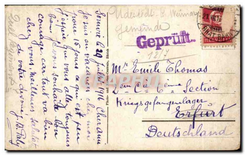 Postcard Old Zurich Landesmuseum