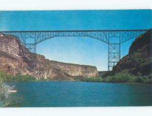 Unused Pre-1980 BRIDGE SCENE Jerome & Twin Falls Idaho ID d3634